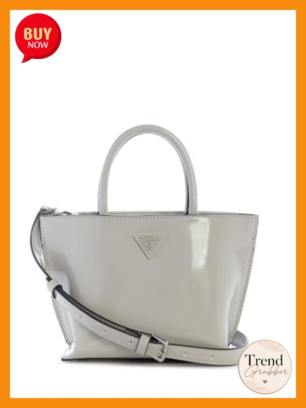 Mini Tote Satchel Polyurethane Zip Top Handle Handbag
